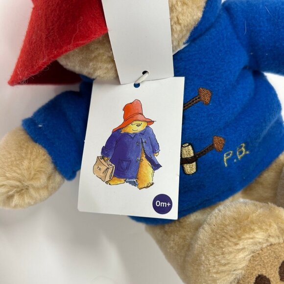 Paddington Bear Plush Stuffed Animal Classic Blue Coat Red Hat Collectible Toy - Picture 7 of 8